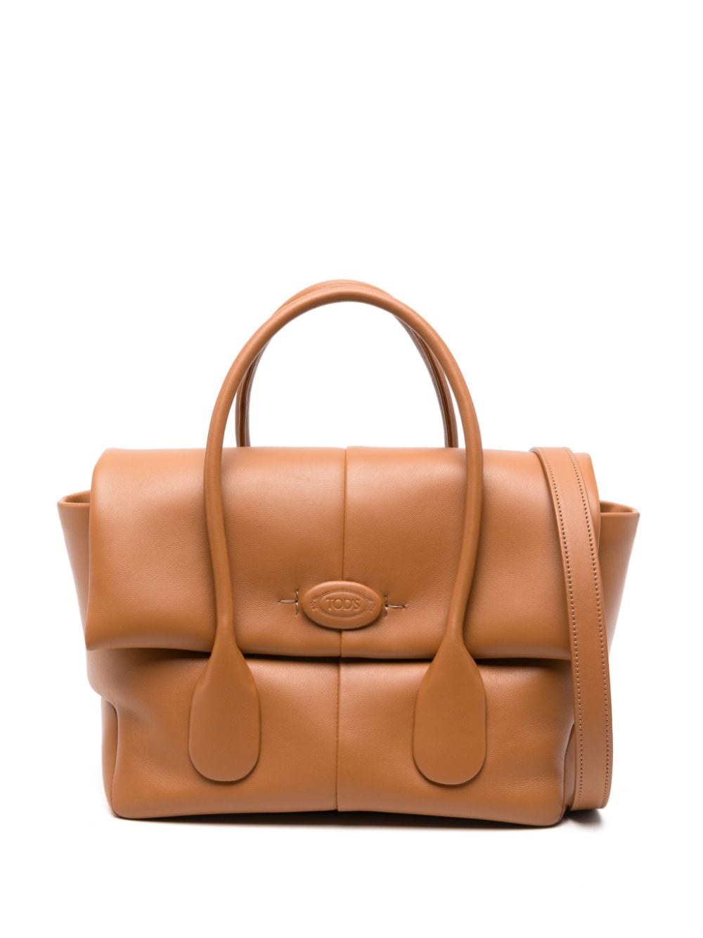 Tod's Small Brown Di Bag Reverse in Leather