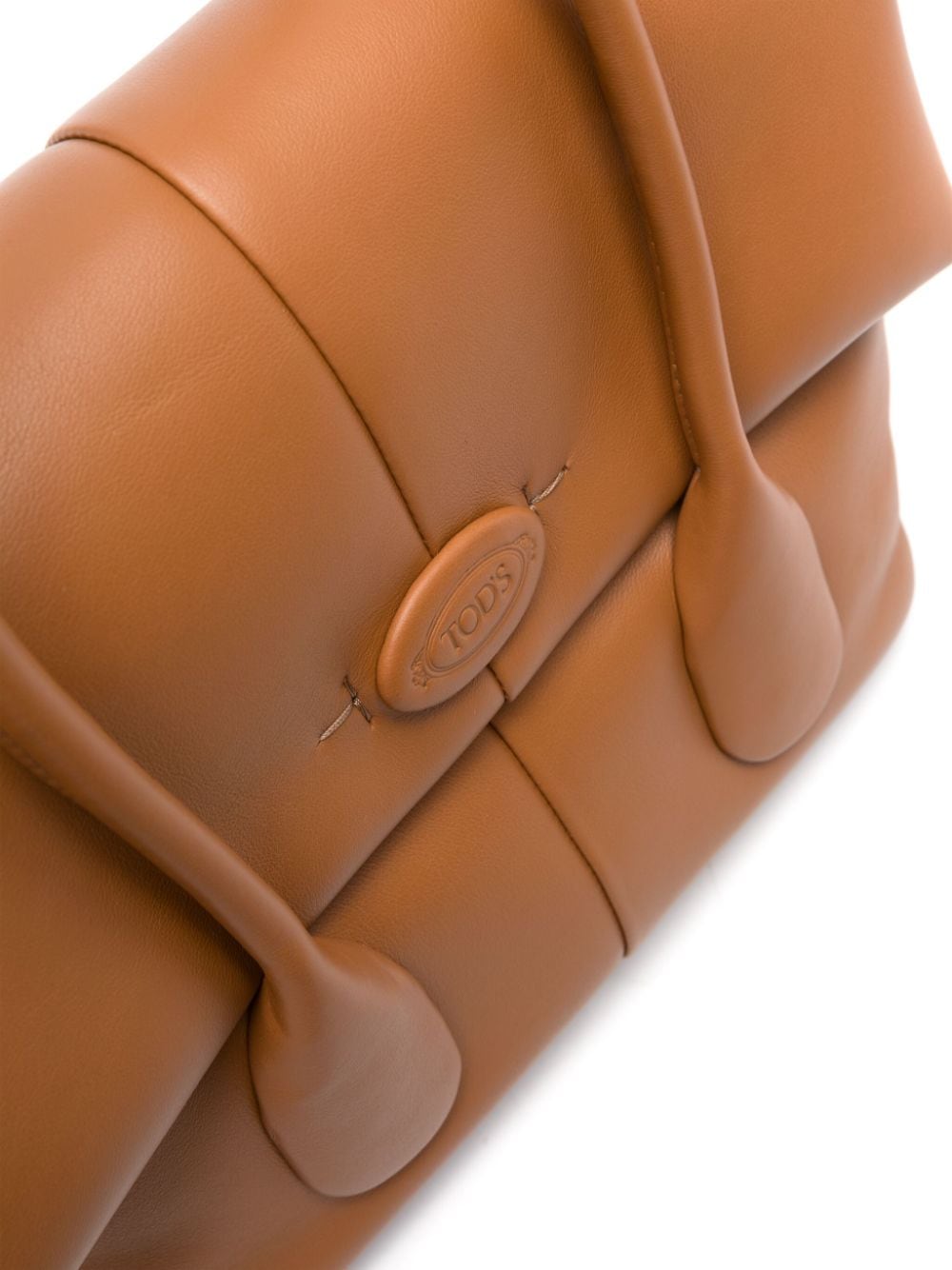 Tod's Small Brown Di Bag Reverse in Leather