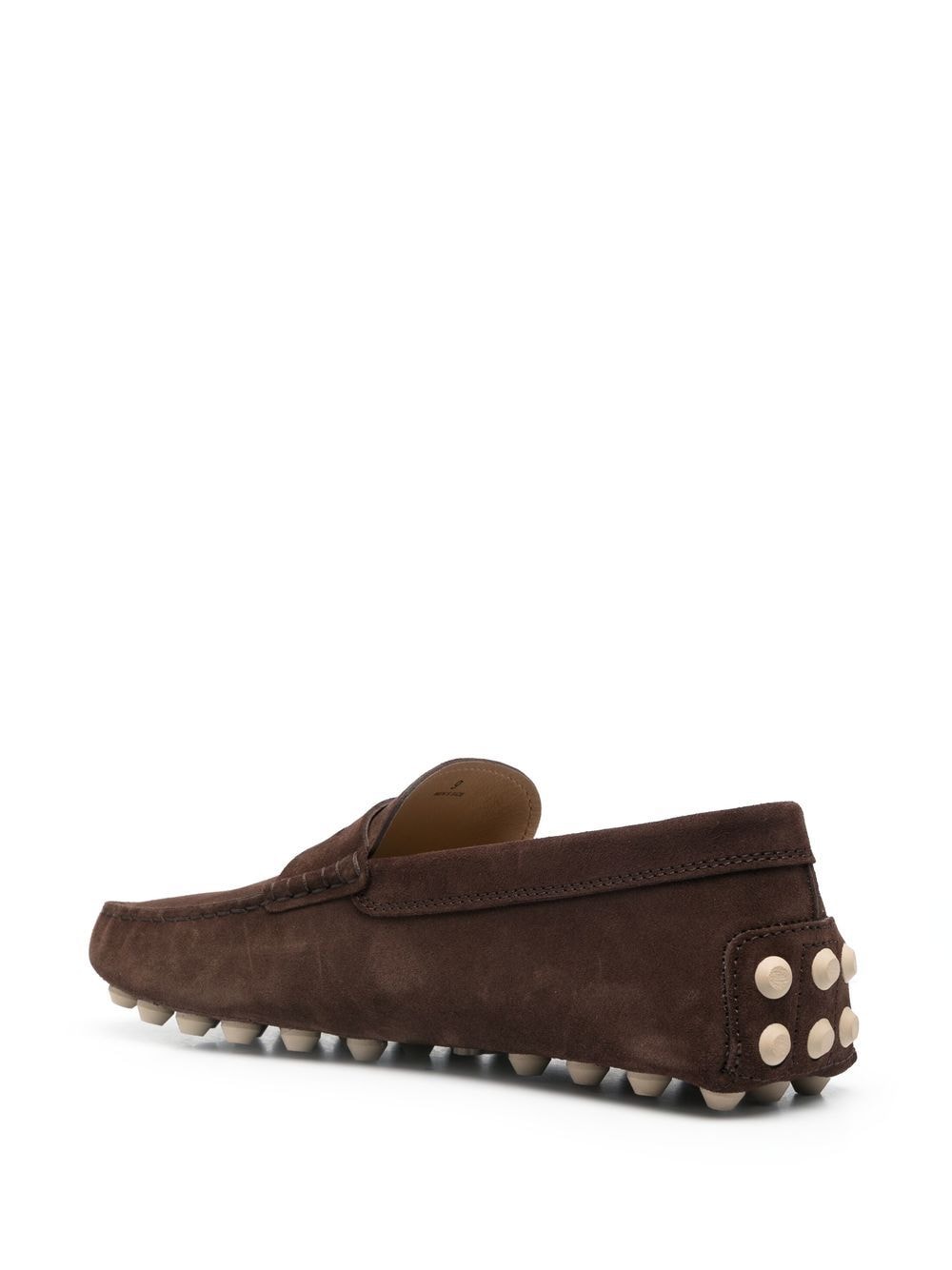 Tod's Suede Loafers In Brown