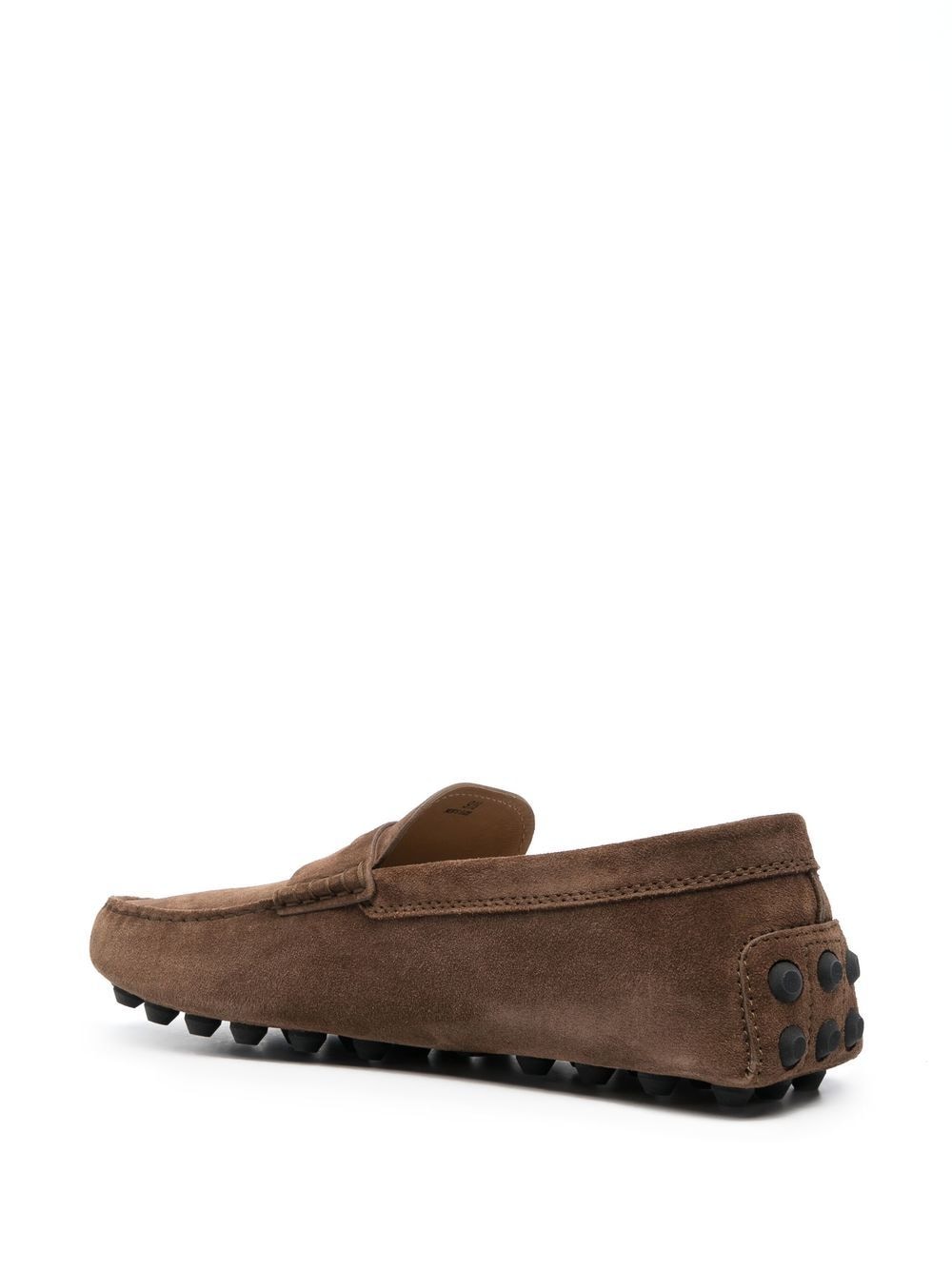 Tod's Brown Suede Leather Loafers