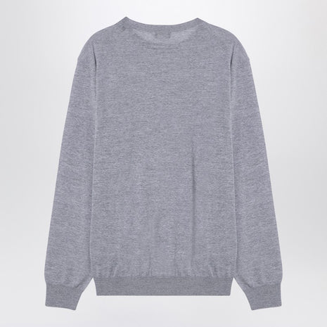 ZEGNA Grey Wool Sweater