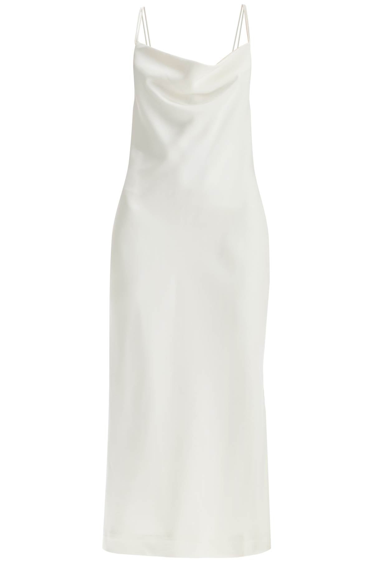 Rotate Satin Midi Slip Dress