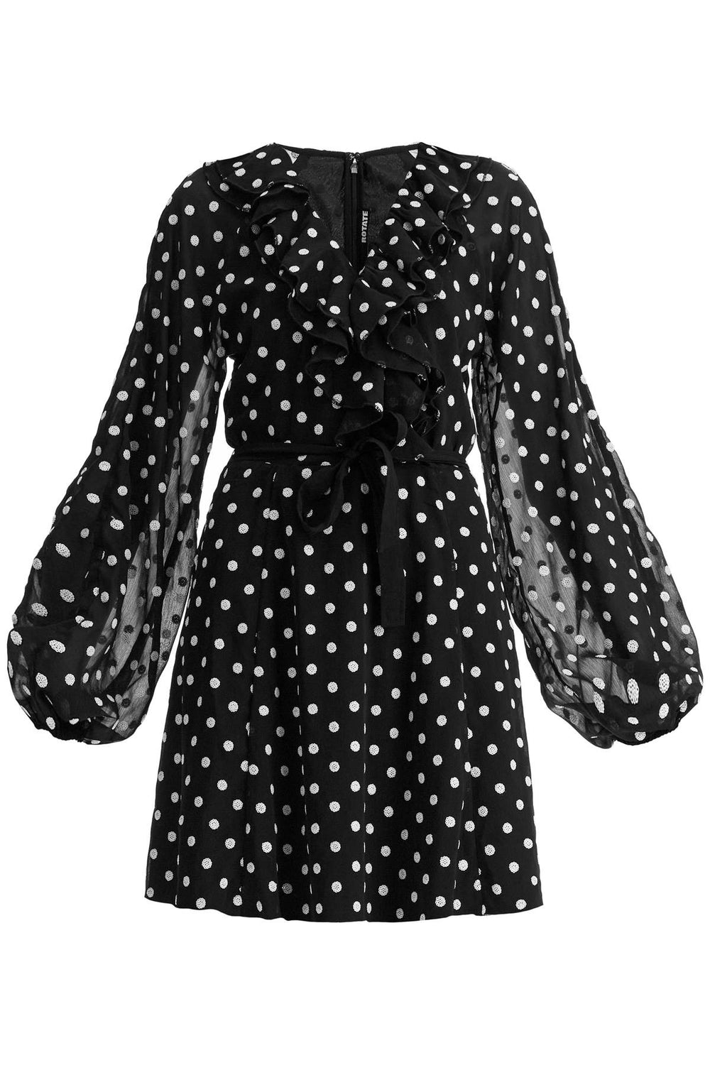 Rotate Sequin Polka Dot Mini Dress