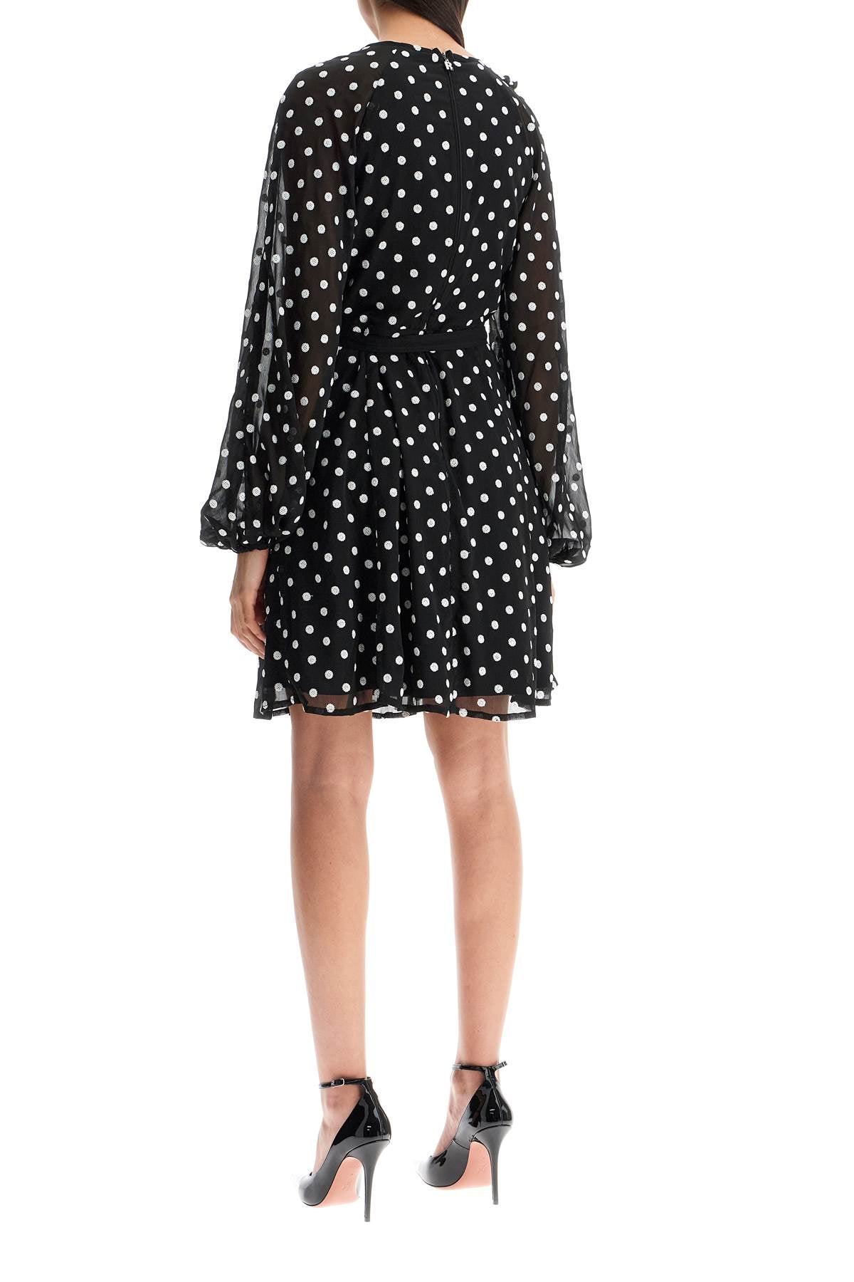 Rotate Sequin Polka Dot Mini Dress