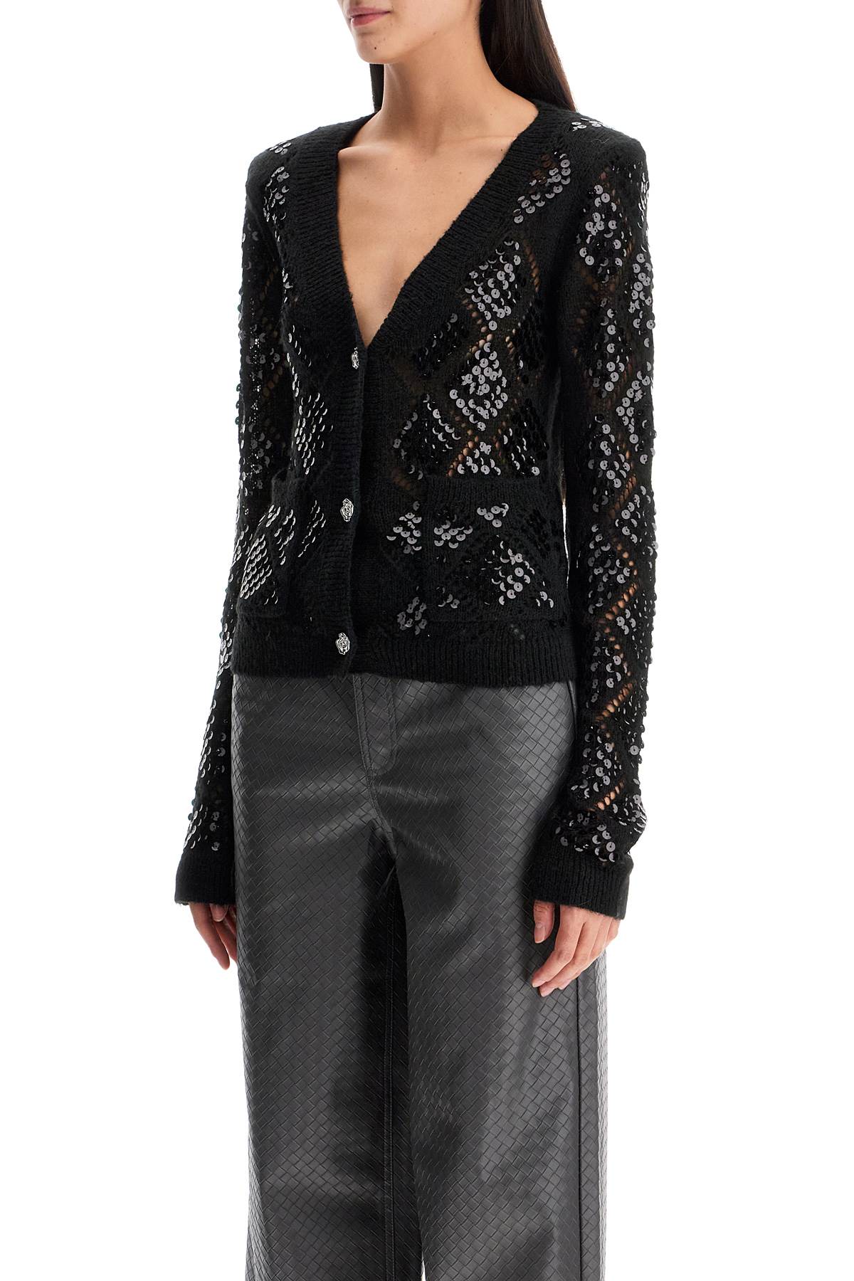 Rotate Sequin Embellished Cardigan