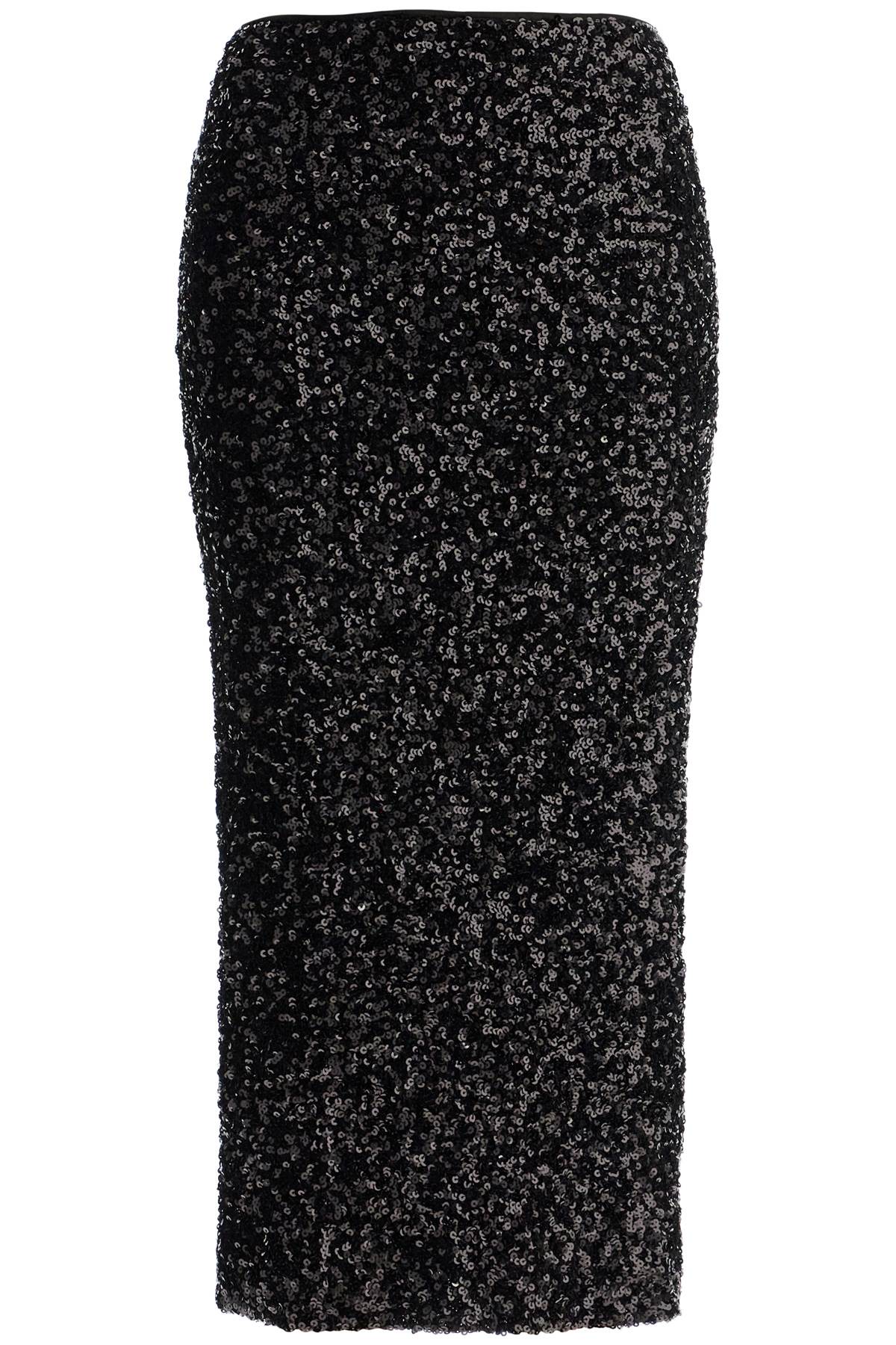 Rotate Midi Sequin Skirt