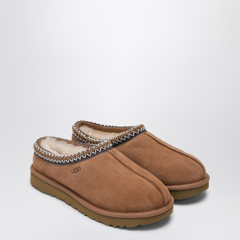 UGG Tasman Chestnut Eather Slip-ons