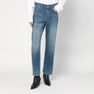 Victoria Beckham Bearnie Jeans In Faded Blue