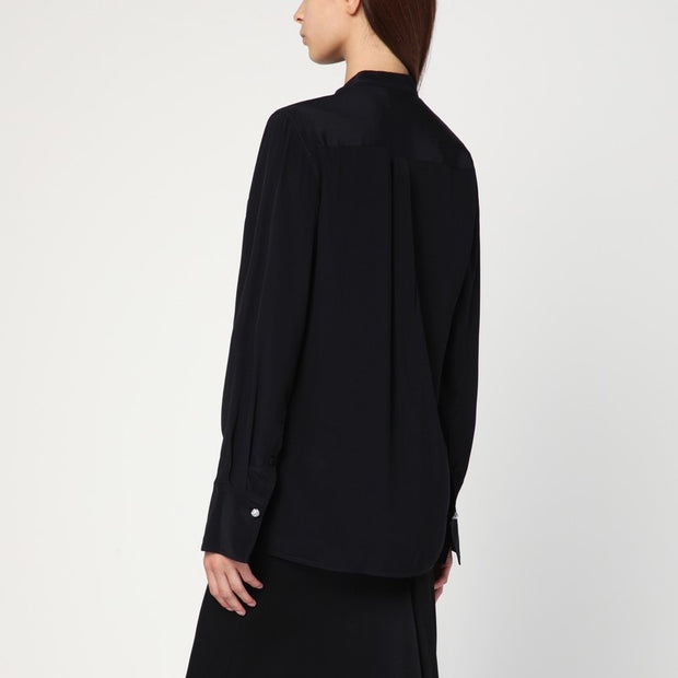 Victoria Beckham Black Silk Shirt