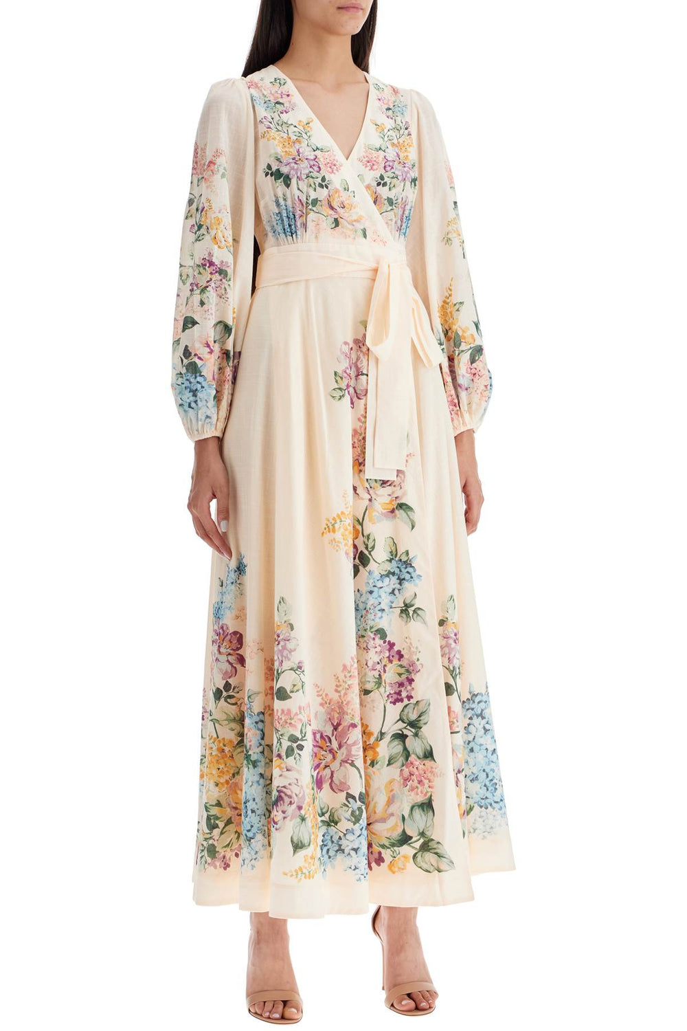 Zimmermann Halliday Floral Midi Dress