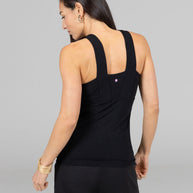 KIRAGRACE LUXE HALTER: BLACK