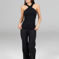 KIRAGRACE LUXE HALTER: BLACK