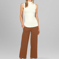 KiraGrace TRAVELER ANKLE PANT: DARK KHAKI