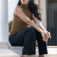 KiraGrace TRAVELER PANT: BLACK TRAVELFLEX