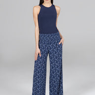 KiraGrace PORTOFINO TRAVEL PANT: BLUE VINES
