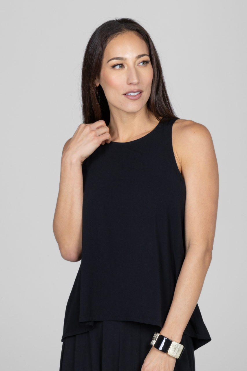 KiraGrace PORTOFINO TOP: BLACK