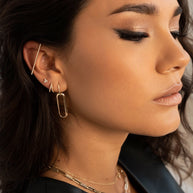 Zoe Lev Diamond Trio Stud Earrings