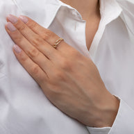 Zoe Lev 14K Gold Figaro Ring