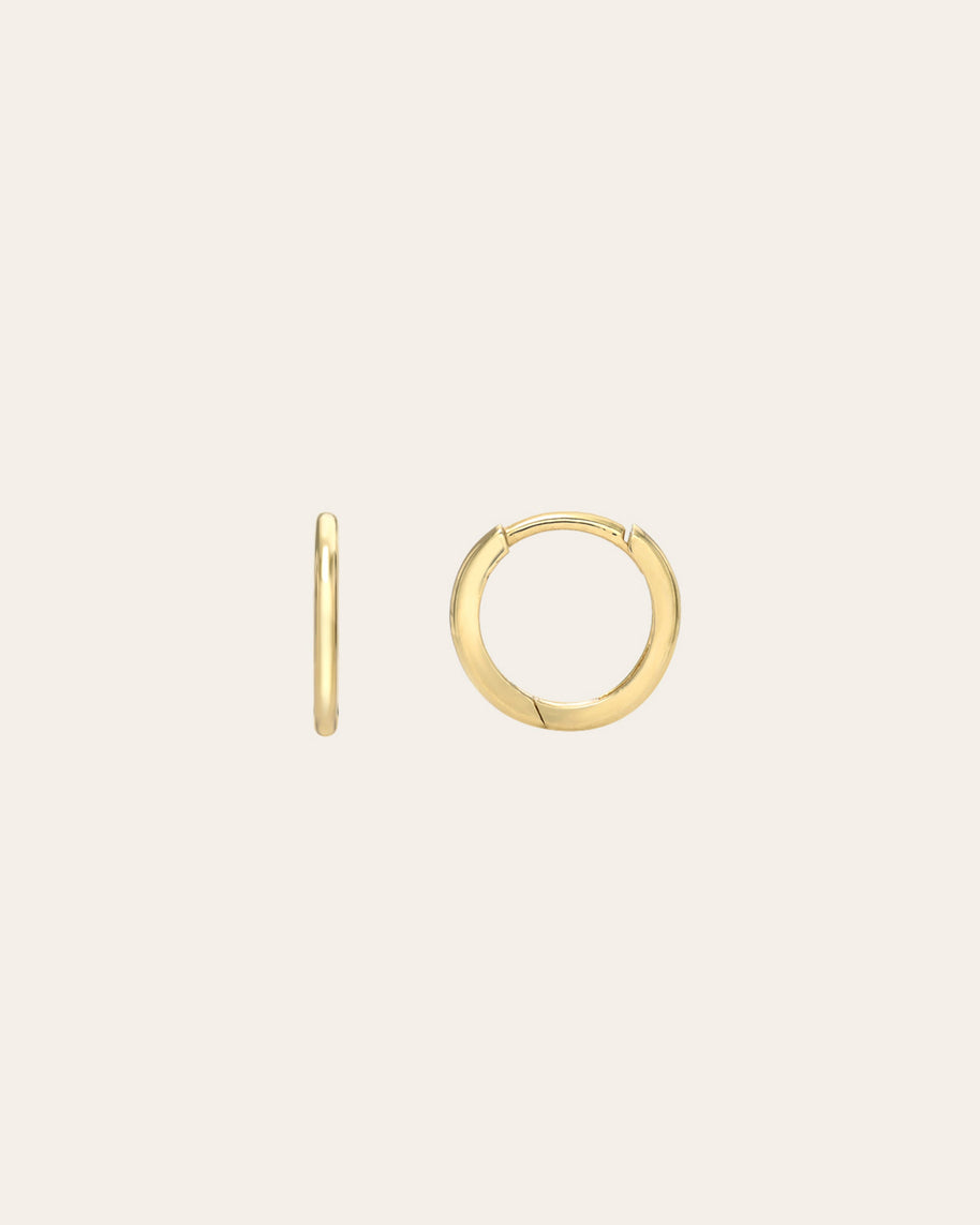 Zoe Lev 14K Gold Small Huggie Earrings