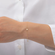 Zoe Lev 14k Gold Tiny Butterfly Bracelet