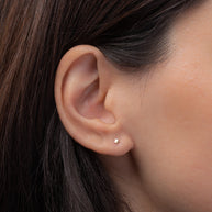 Zoe Lev 14k Gold Small Stars Stud Earrings