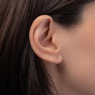 Zoe Lev 14k Gold Small Stars Stud Earrings