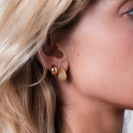 Zoe Lev 14k Gold Thick Dome Huggie Earrings