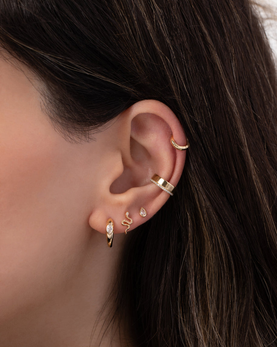 Zoe Lev 14k Gold Mini Huggie Earrings