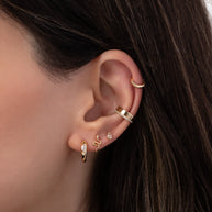 Zoe Lev 14k Gold Mini Huggie Earrings