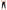 Gianine NINA BLACK High Waist Activewear Capri Legging