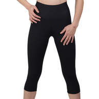 Gianine NINA BLACK High Waist Activewear Capri Legging
