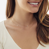 Zoe Lev Large Bezel Diamond Necklace