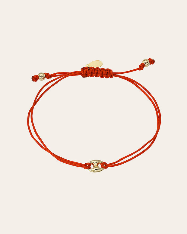 Zoe Lev 14k Gold Button Fortune Bracelet