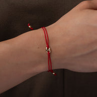 Zoe Lev 14k Gold Button Fortune Bracelet