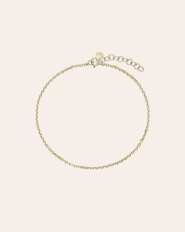 Zoe Lev 14k Gold Cable Link Chain Bracelet