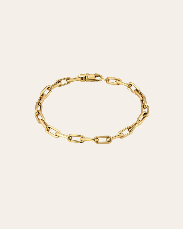 Zoe Lev 14k Gold Extra Large Open Link Chain Anklet