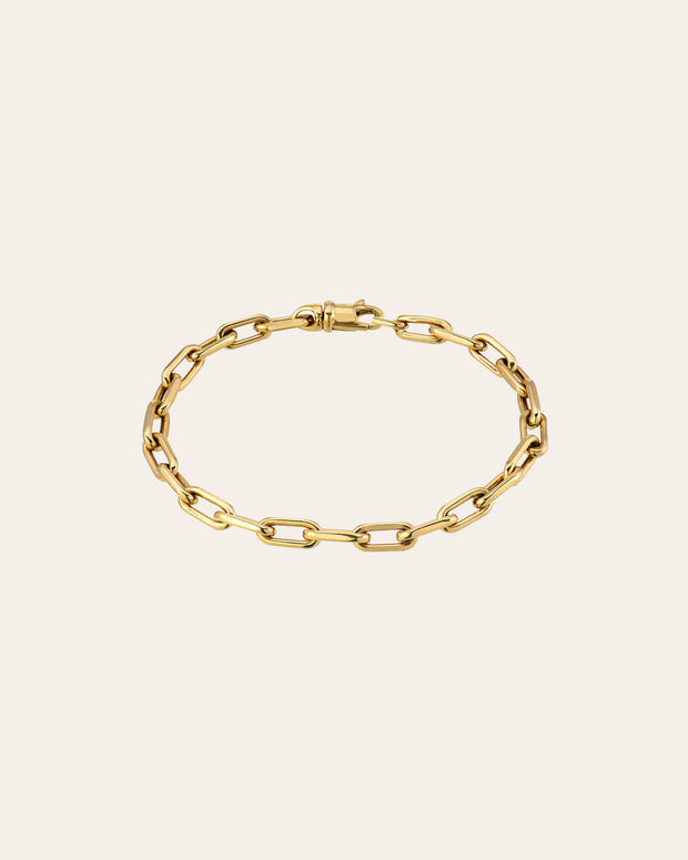Zoe Lev 14k Gold Extra Large Open Link Chain Bracelet