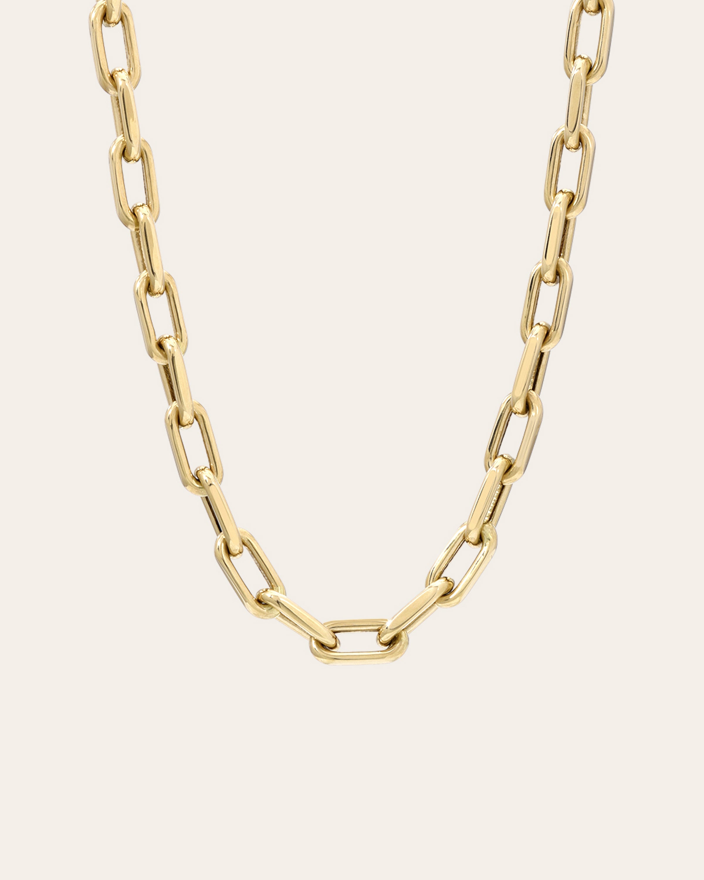 Zoe Lev 14k Gold Extra Large Open Link Chain Necklace
