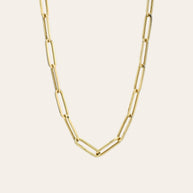Zoe Lev 14k Gold Extra Large Paper Clip Chain Necklace