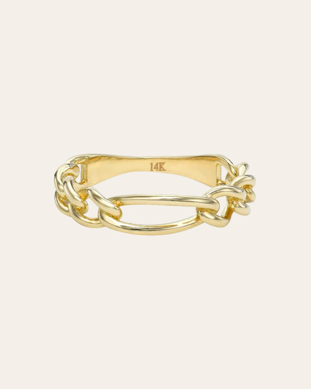 Zoe Lev 14K Gold Figaro Ring
