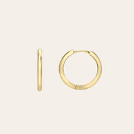 Zoe Lev 14K Gold Large Huggie Earrings