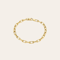 Zoe Lev 14k Gold Large Open Link Chain Bracelet