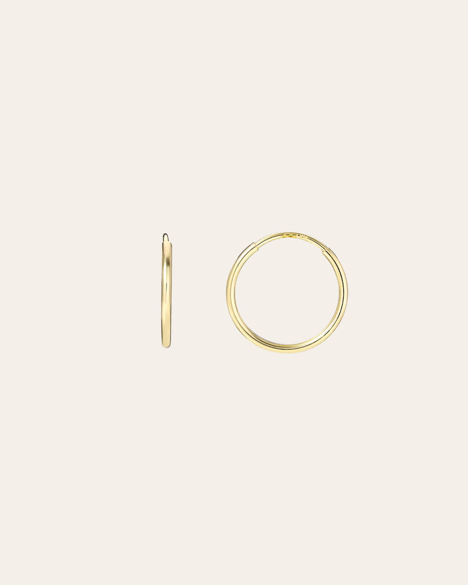 Zoe Lev 14k Gold Mini Thread Hoop Earrings