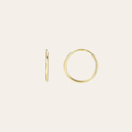 Zoe Lev 14k Gold Mini Thread Hoop Earrings