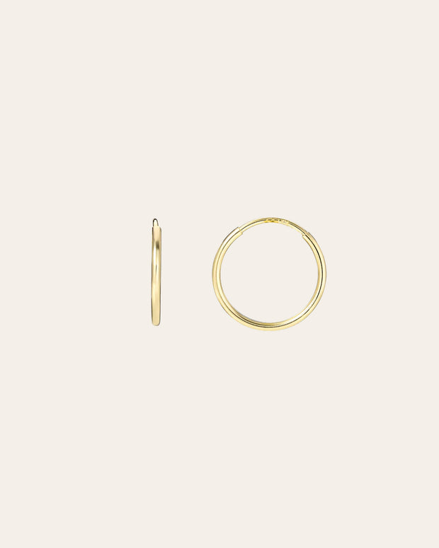 Zoe Lev 14k Gold Mini Thread Hoop Earrings