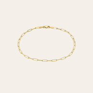 Zoe Lev 14k Gold Open Link Chain Anklet