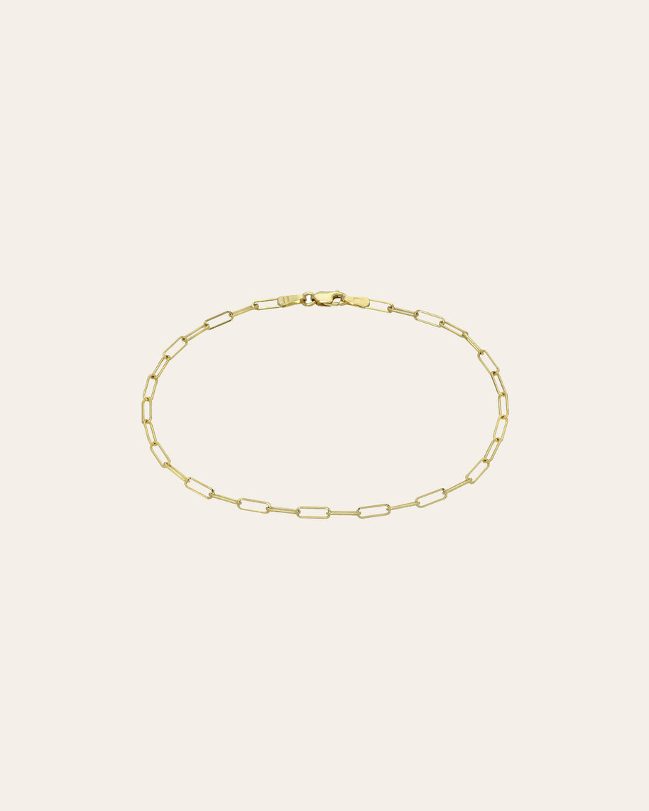 Zoe Lev 14k Gold Open Link Chain Bracelet
