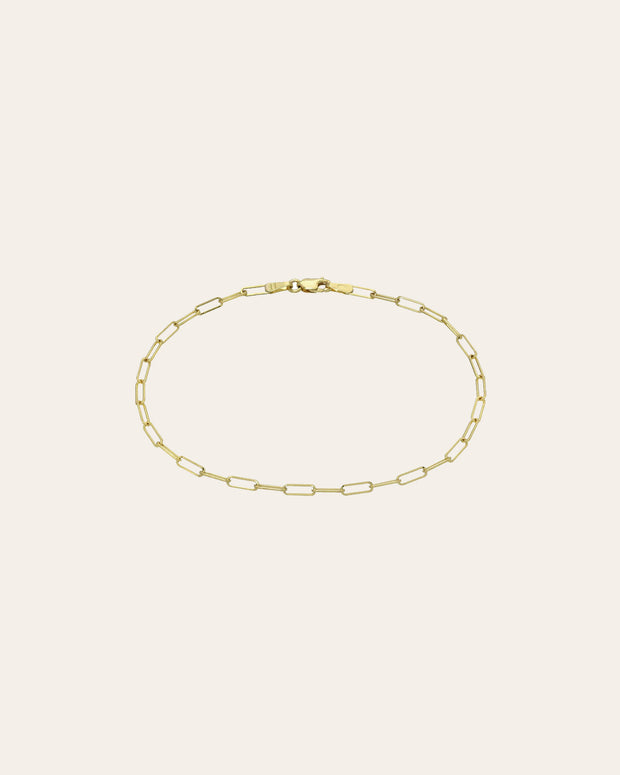 Zoe Lev 14k Gold Open Link Chain Bracelet