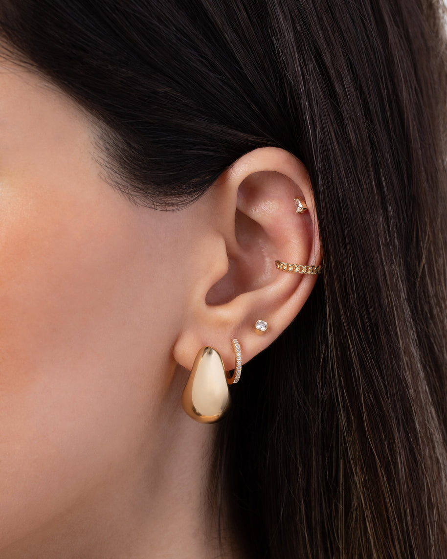 Zoe Lev 14k Gold Small Bubble Hoops