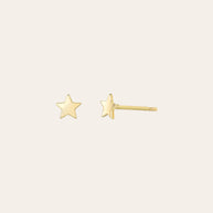 Zoe Lev 14k Gold Small Stars Stud Earrings